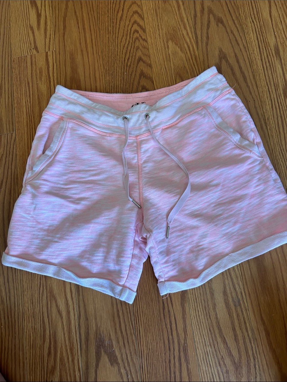 Calvin Klein Light Pink Drawstring Athletic Shorts